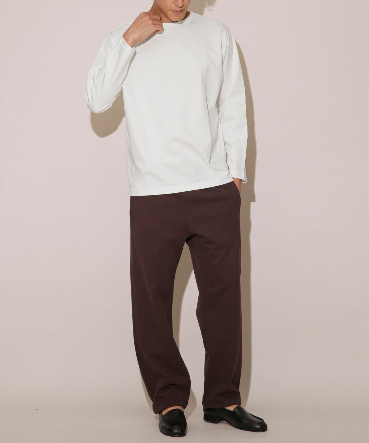 NJ/CLUB」HOMESTOCK微起毛裏毛2WAYスウェットパンツ | NANO universe