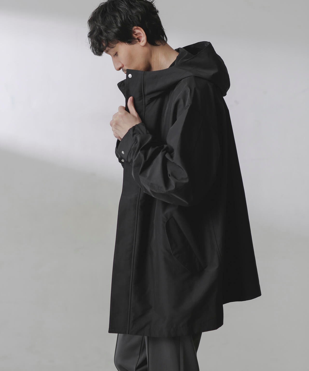 スプリットヤーンタフタショートモッズコート | NANO universe（ナノ