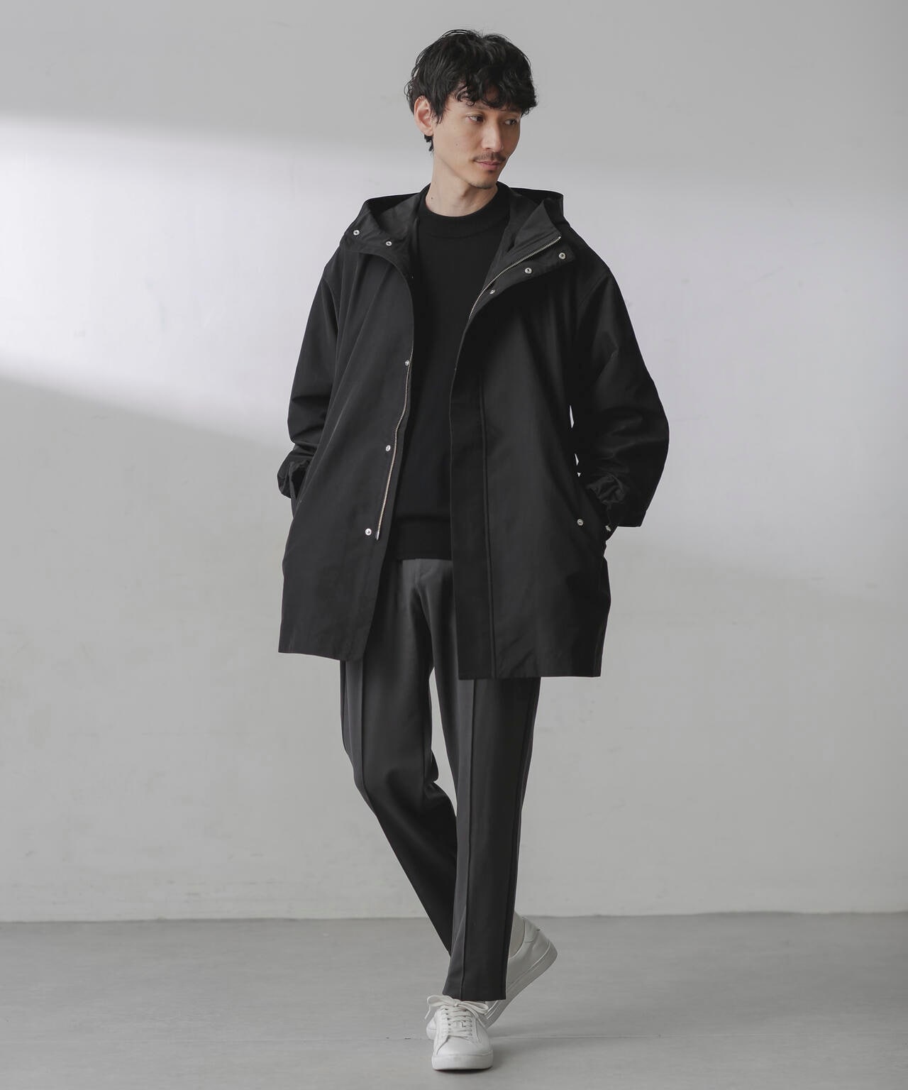 スプリットヤーンタフタショートモッズコート | NANO universe（ナノ