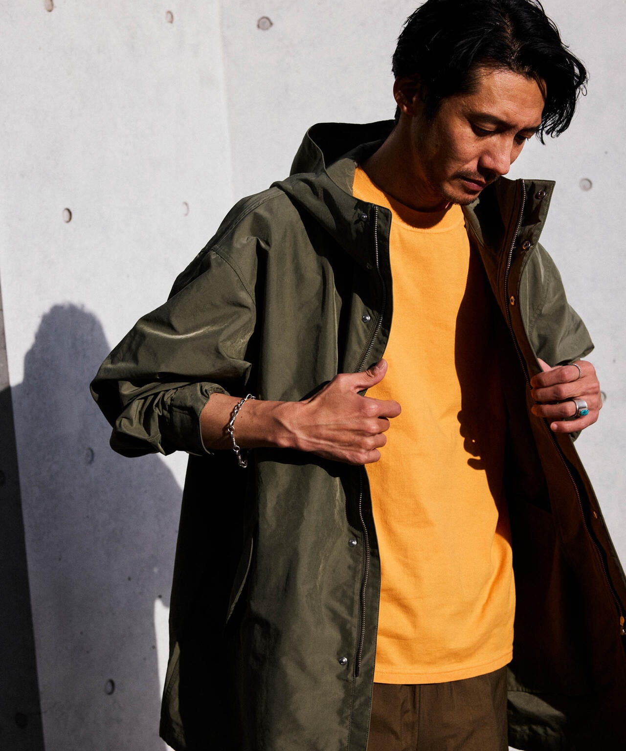 スプリットヤーンタフタショートモッズコート | NANO universe（ナノ