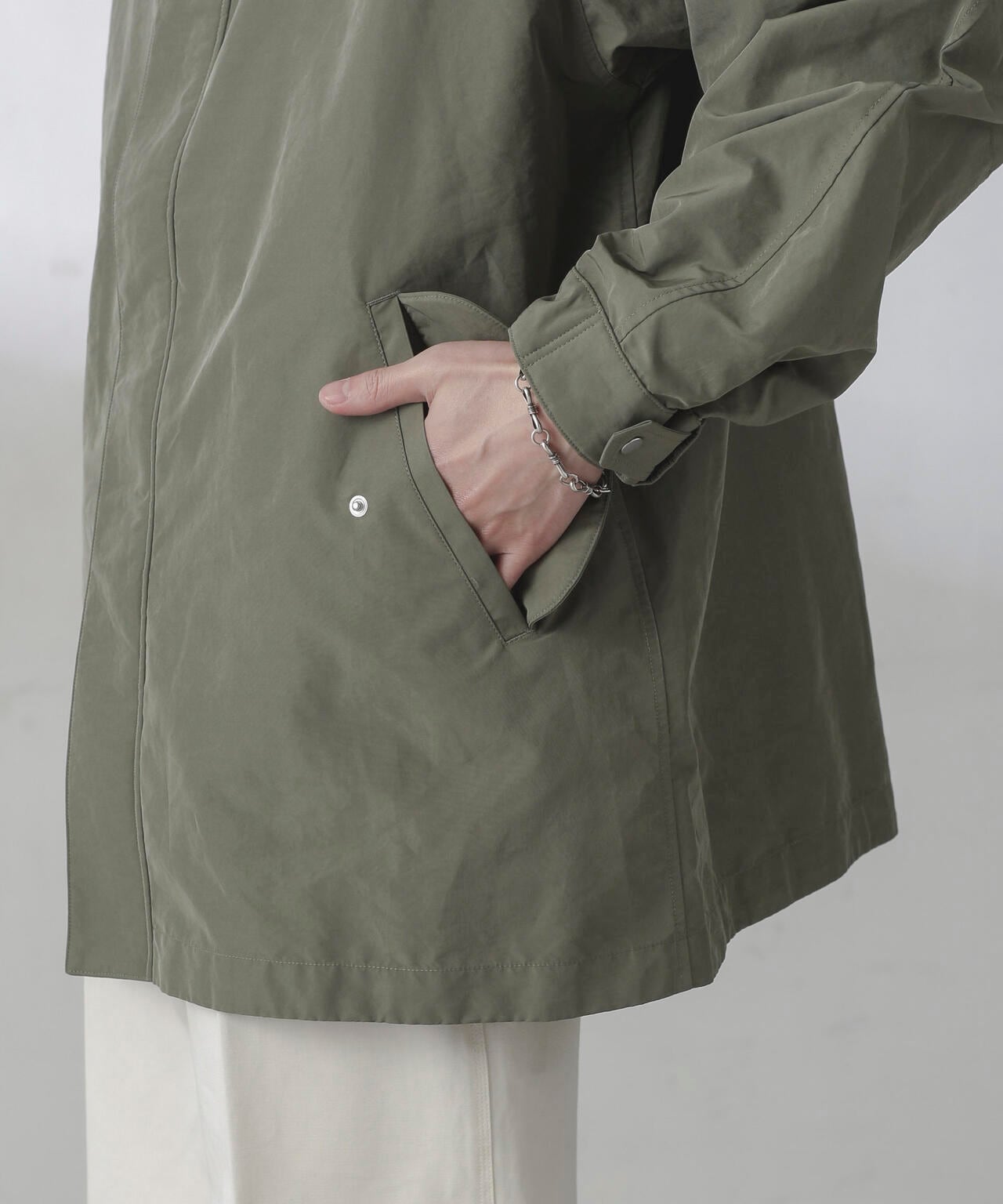 スプリットヤーンタフタショートモッズコート | NANO universe（ナノ