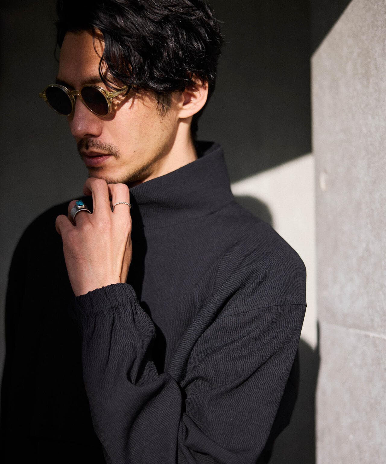 プリーツライクスタンドカラーブルゾン | NANO universe（ナノ