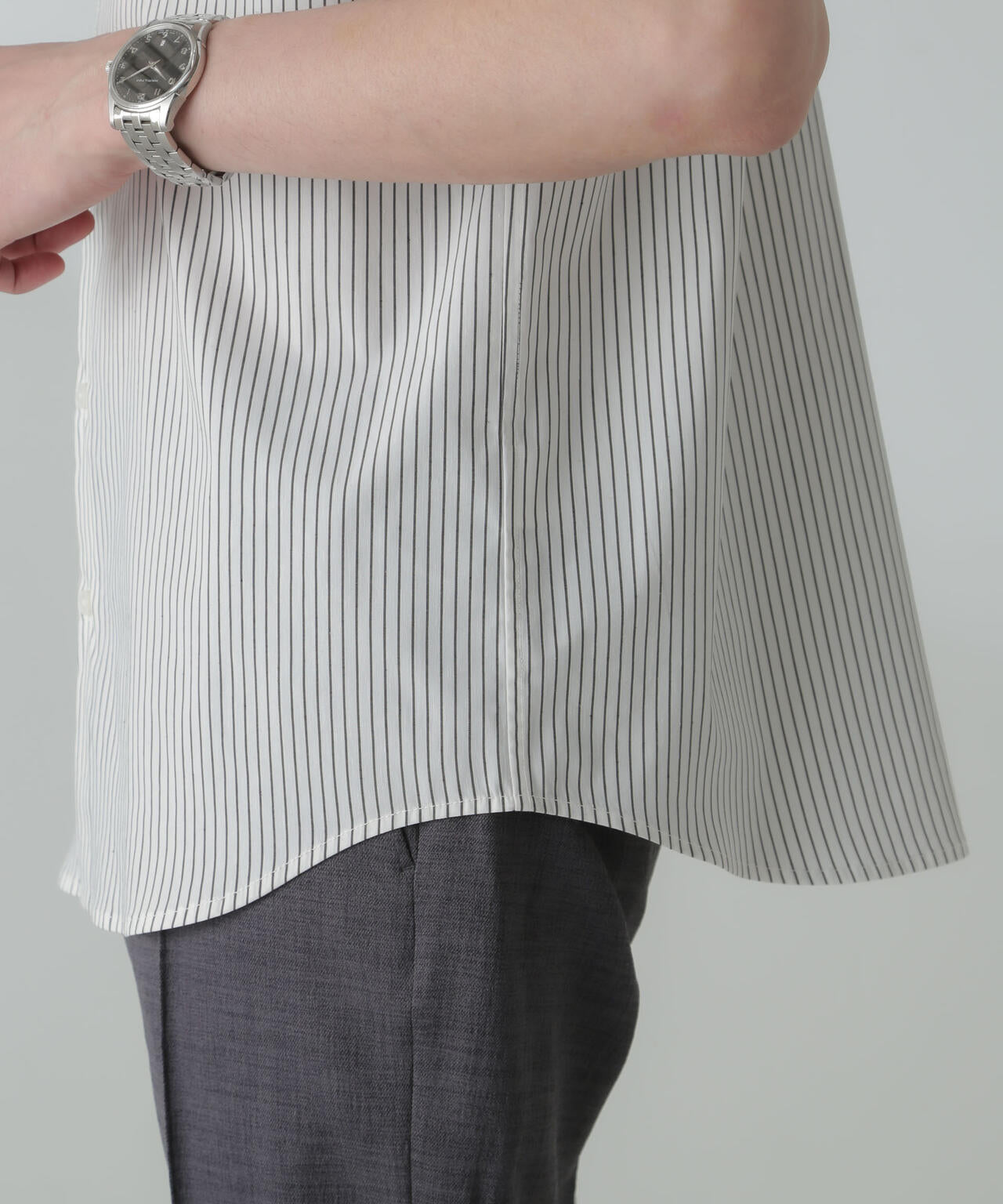 「ICE FLOW LINEN」バリエーションシャツ 半袖