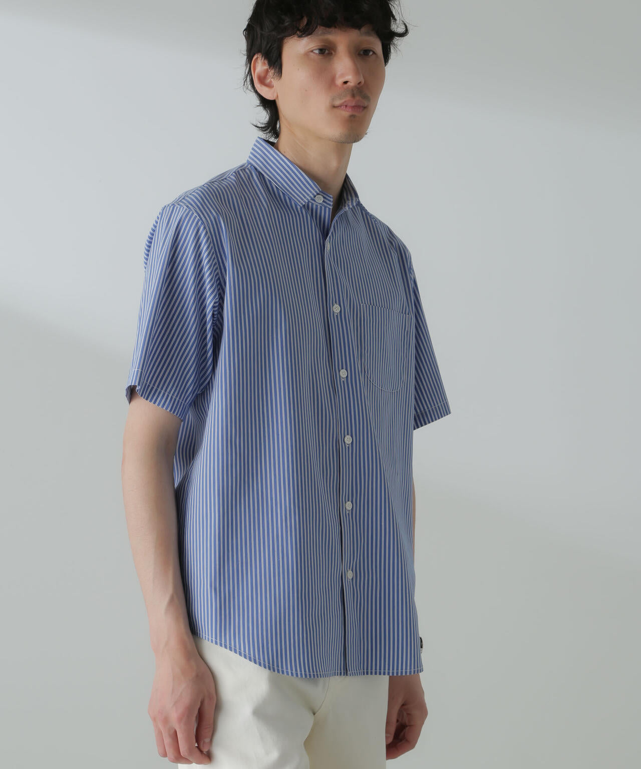 ICE FLOW LINEN」バリエーションシャツ 半袖 | NANO universe（ナノ
