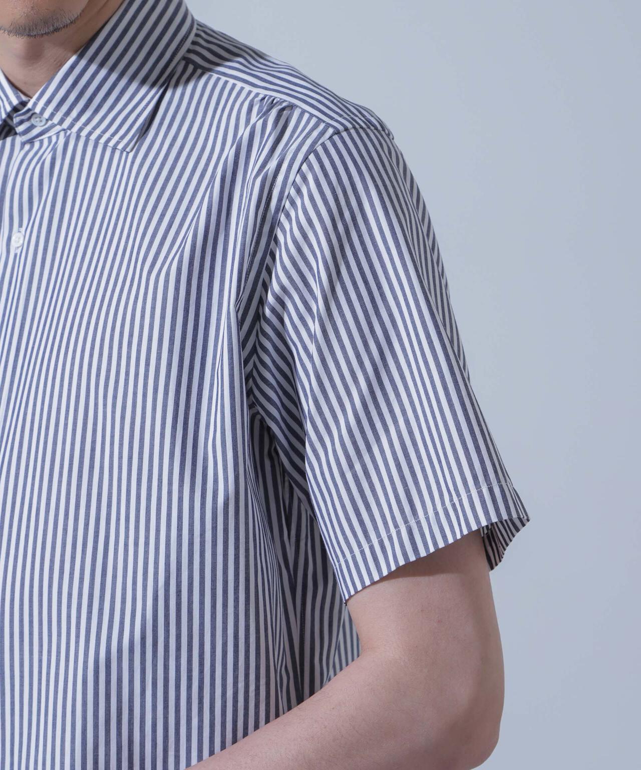 N SHIRTS」AntiSoaked(R)汗染み防止セミワイドカラーシャツ半袖 | NANO