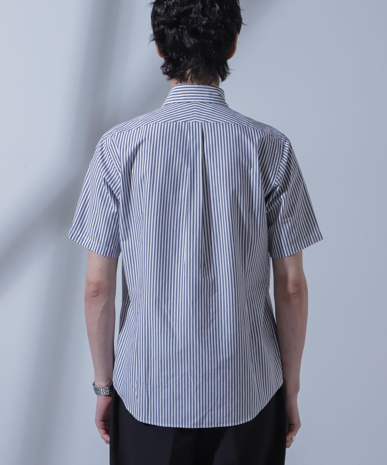 N SHIRTS」AntiSoaked(R)汗染み防止ホリゾンタルカラーシャツ半袖