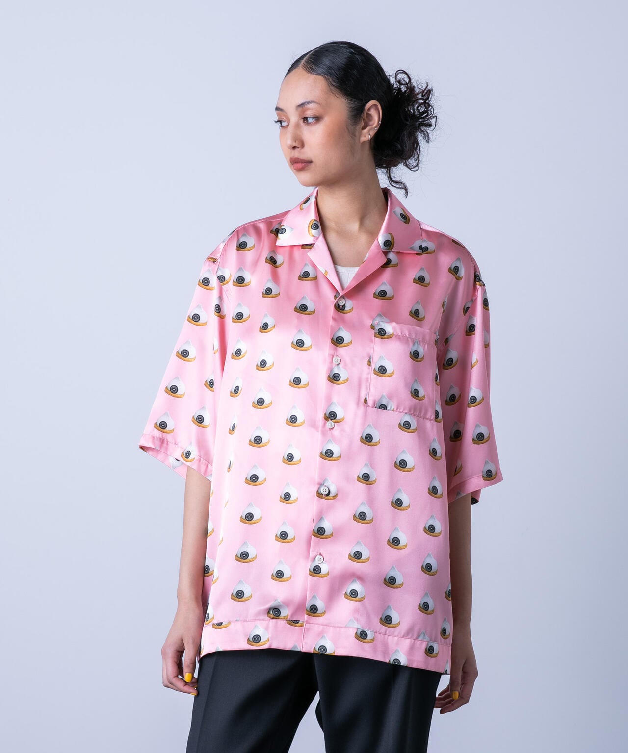 PALACE HOTELホワイト ロングシャツ PALACE HOTELホワイト ロングシャツ