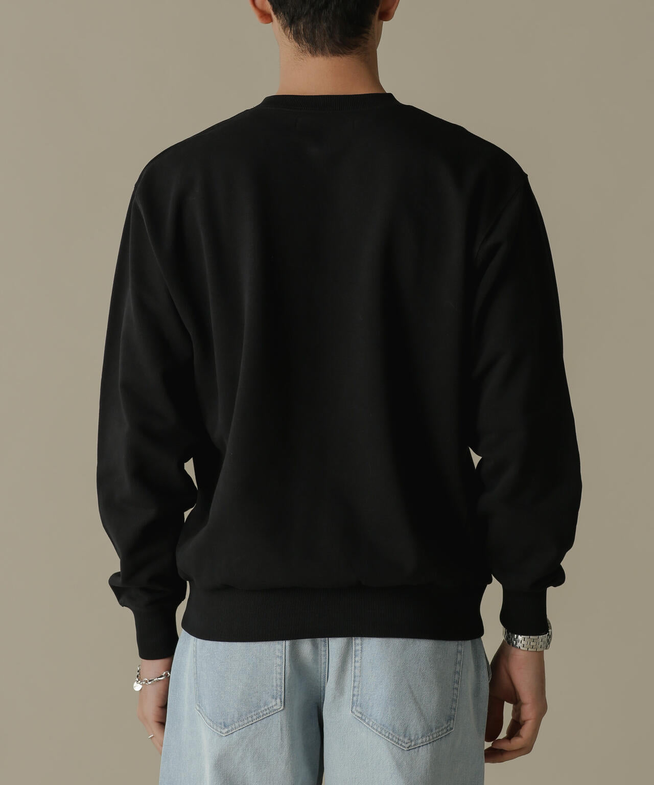 NJ/CLUB」HOMESTOCK SORONA裏毛クルーネックスウェット