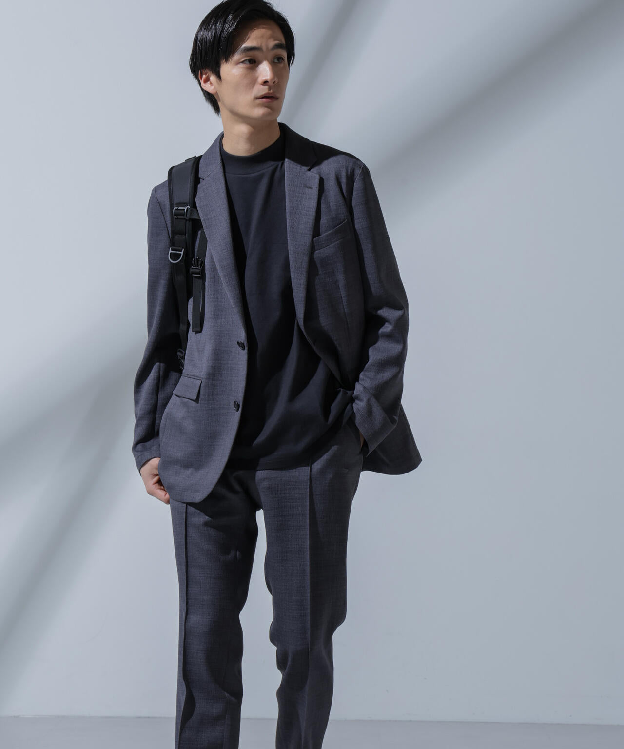 Anti Soaked(R)汗染み防止 モックネックTシャツ