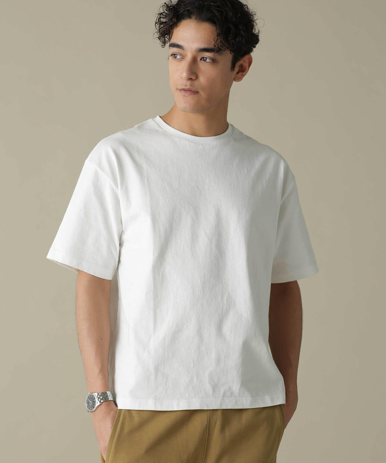 「NJ/CLUB」HOMESTOCK ガーメントダイコットンヘンプTシャツ