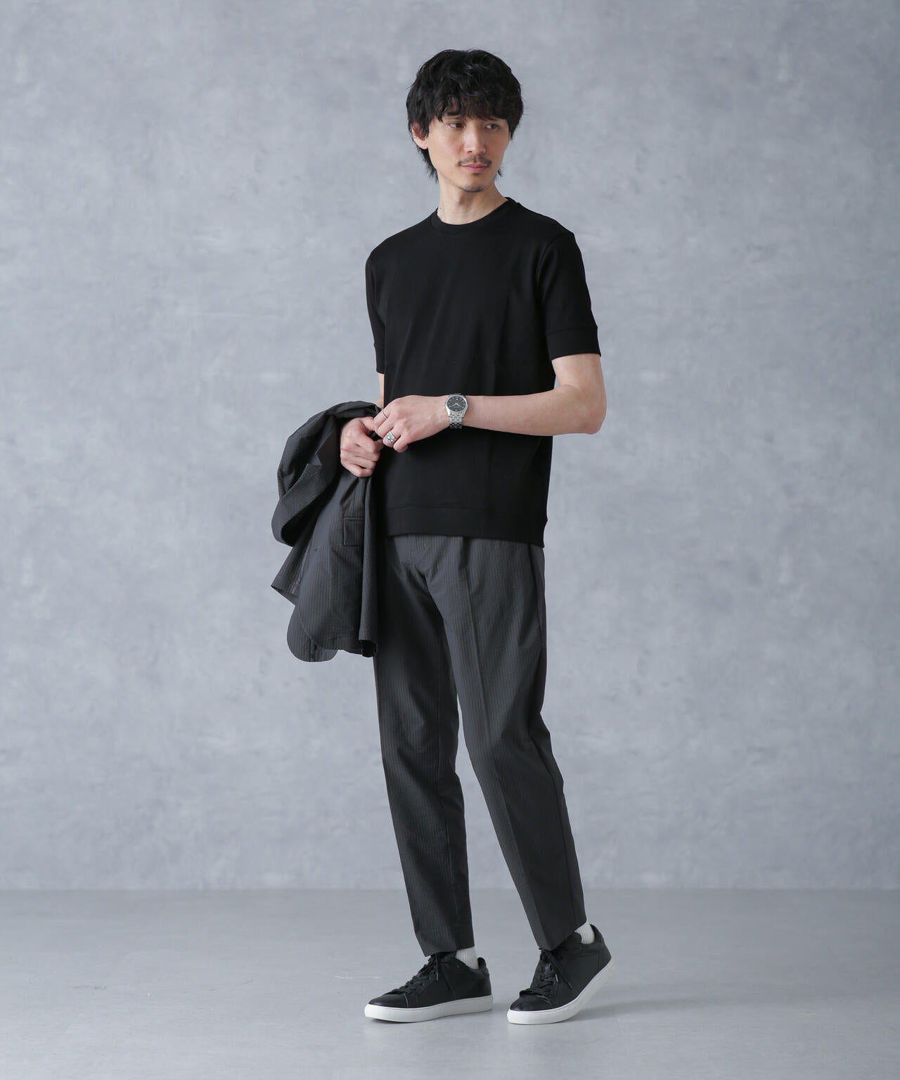 「FORMAL JERSEY」クルーネックカットソー半袖
