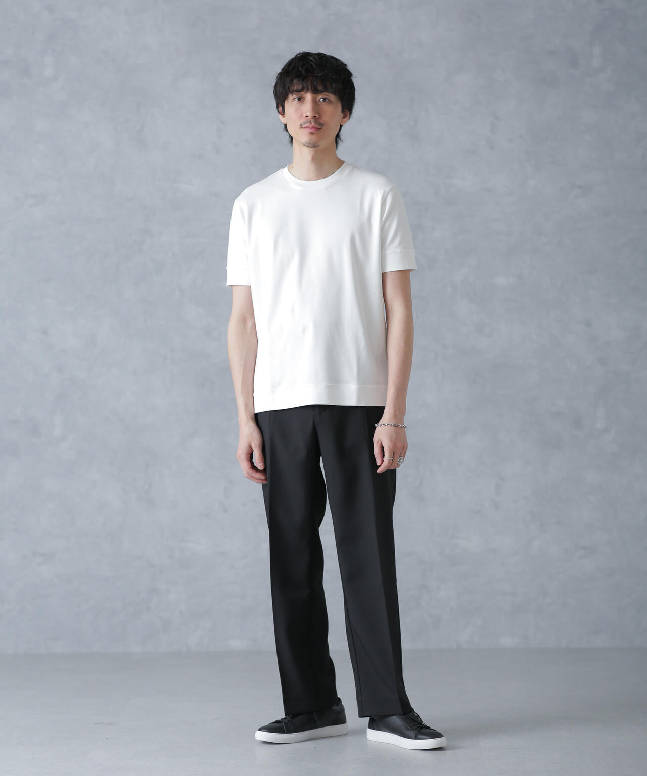 「FORMAL JERSEY」クルーネックカットソー半袖