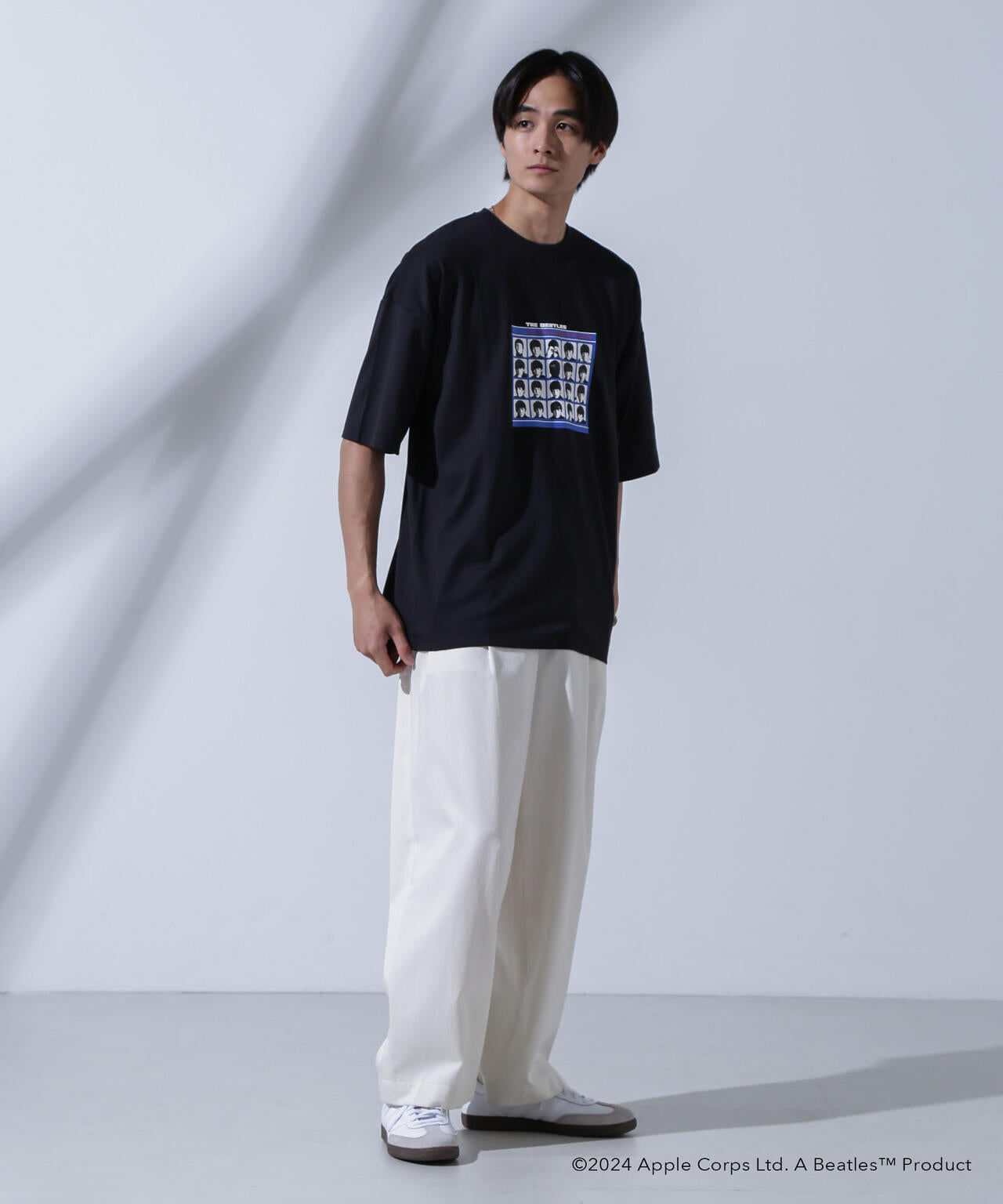 GOOD ROCK SPEED×Anti Soaked(R)  汗染み防止 「THE BEATLES」3 クルーネックビッグTシャツ