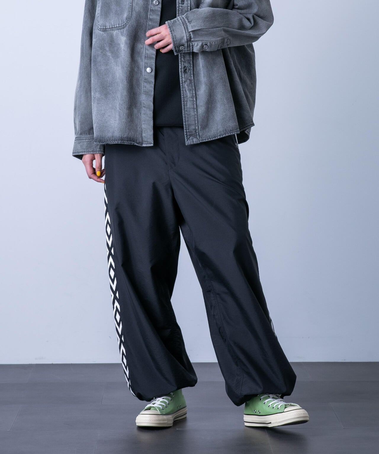 HOTEL PALACE（オテルパラス）」UMBROトラックパンツ | NANO universe