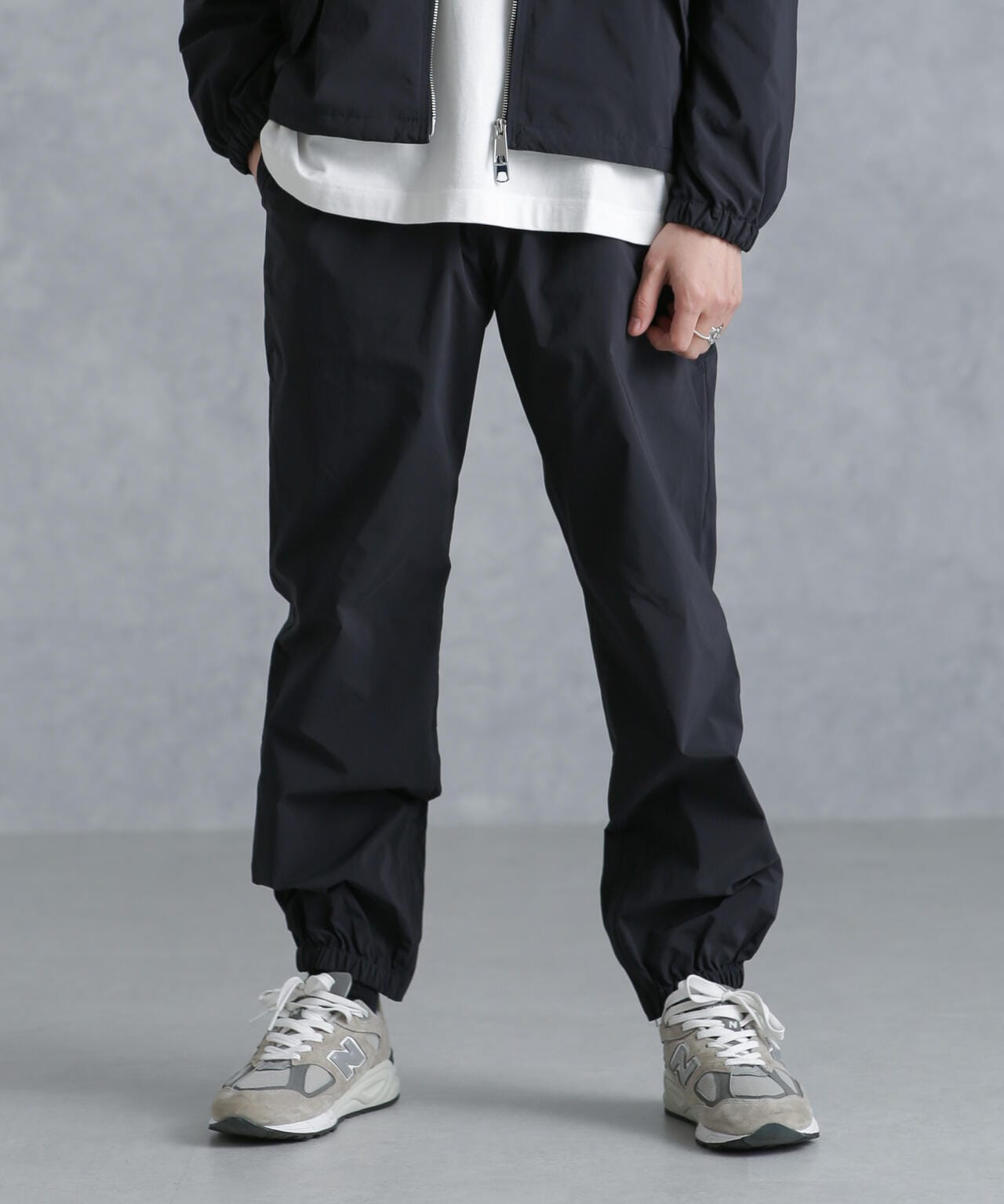 ダントツ撥水(R)メモリーツイルトレーナーパンツ(セットアップ可