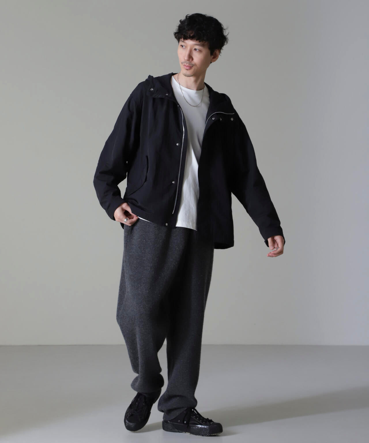 水溶性ボンディング撥水ショートモッズコート(セットアップ可) | NANO