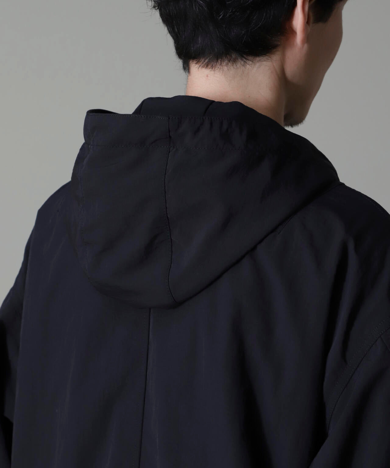 Theory✨2wayナイロンモッズコート　グレー　現行タグ　ユニセックス　撥水 Theory✨2wayナイロンモッズコート グレー 現行タグ ユニセックス 撥水