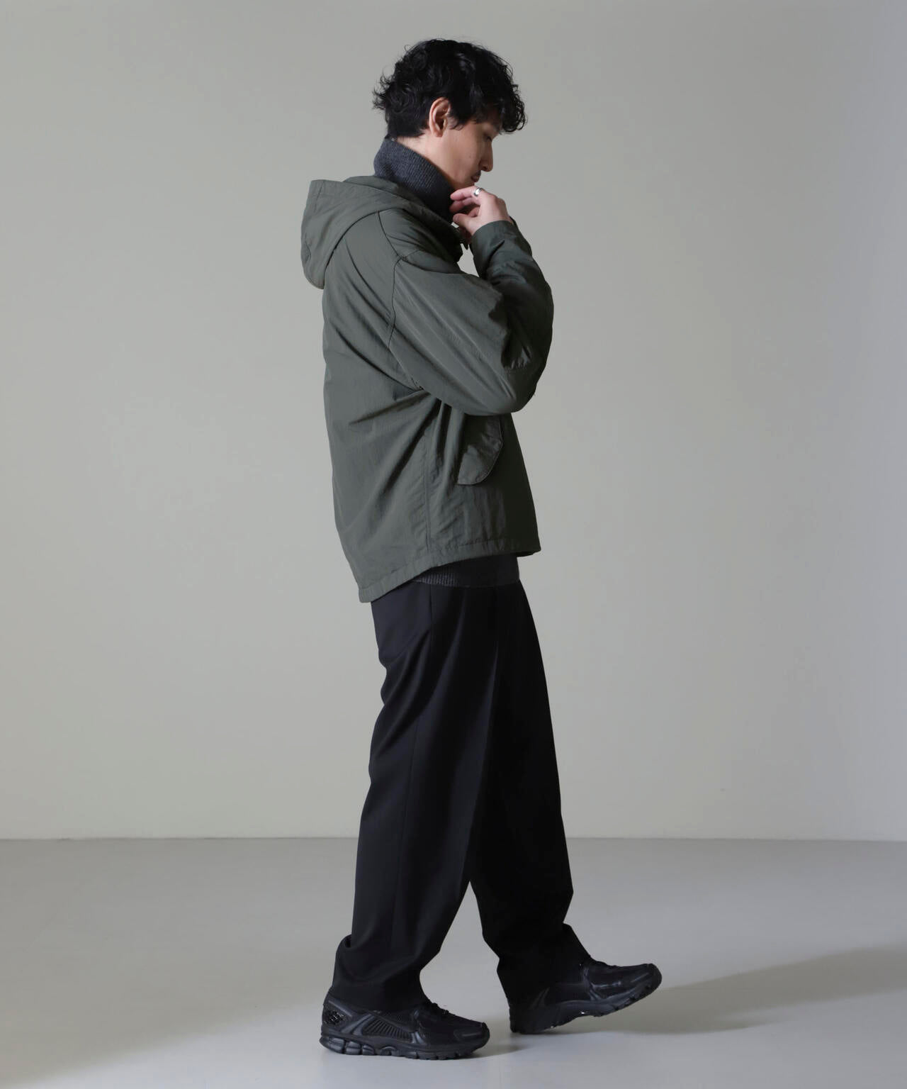 水溶性ボンディング撥水ショートモッズコート(セットアップ可) | NANO