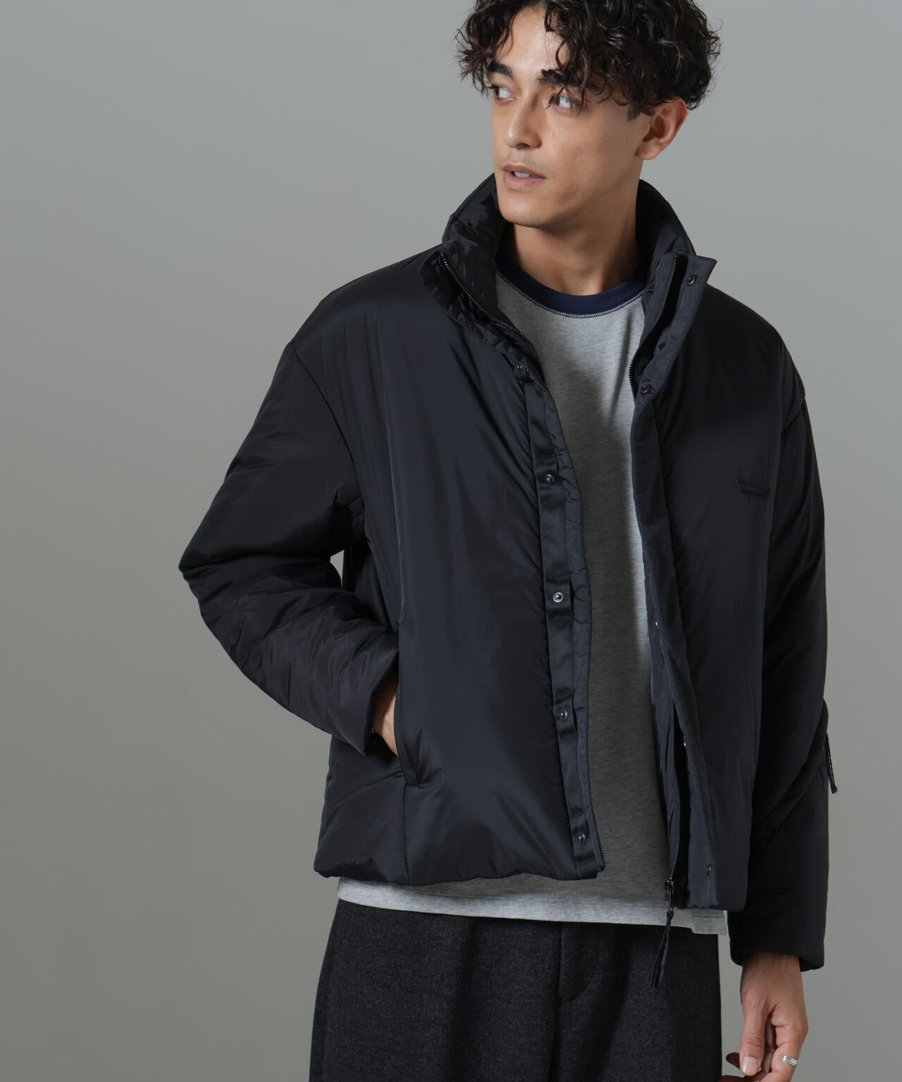 NJ/CLUB｣PARKSTOCK 中綿ブルゾン | NANO universe（ナノ・ユニバース