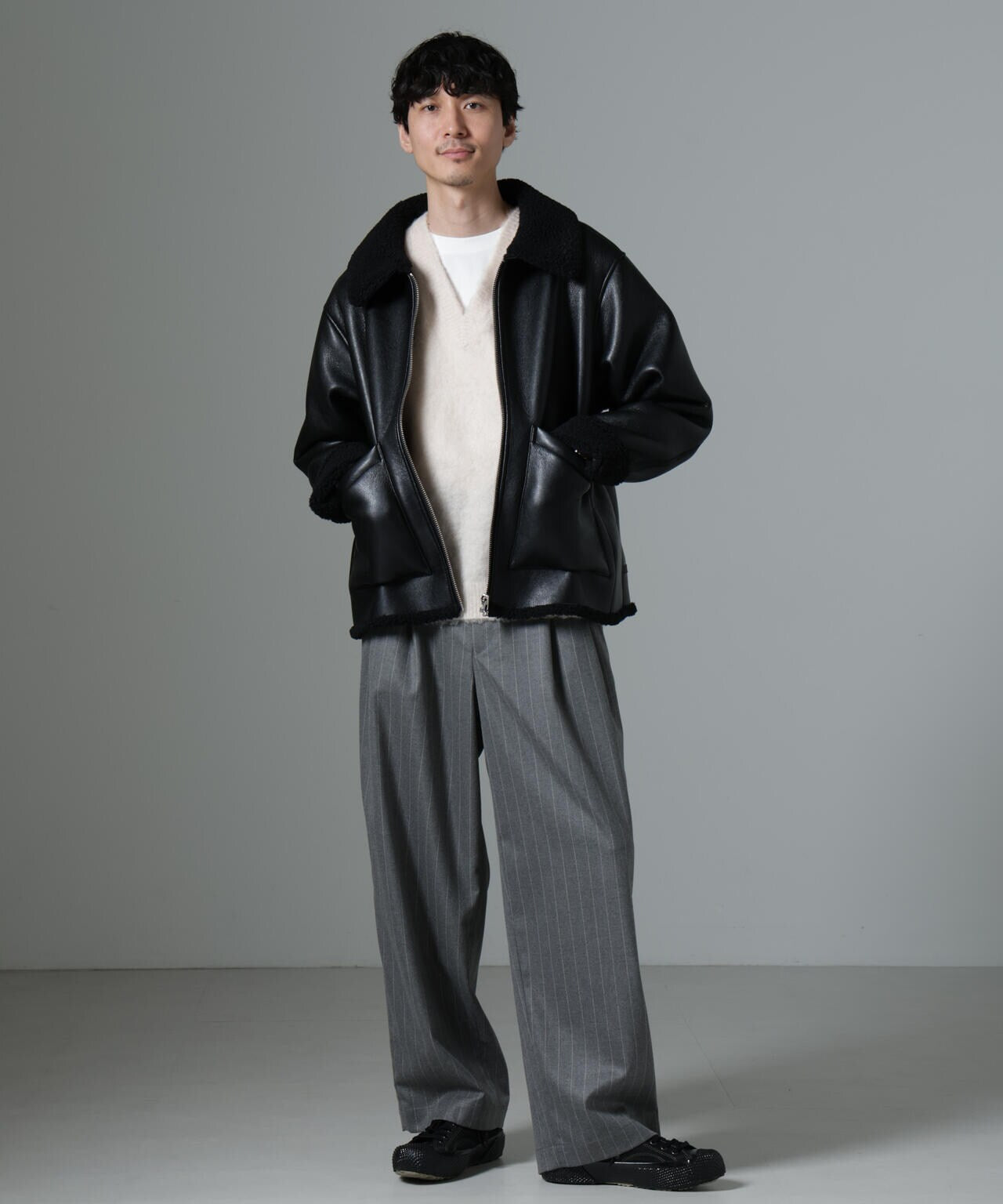 Bｰ3ボアブルゾン | NANO universe（ナノ・ユニバース） ｜【公式】通販