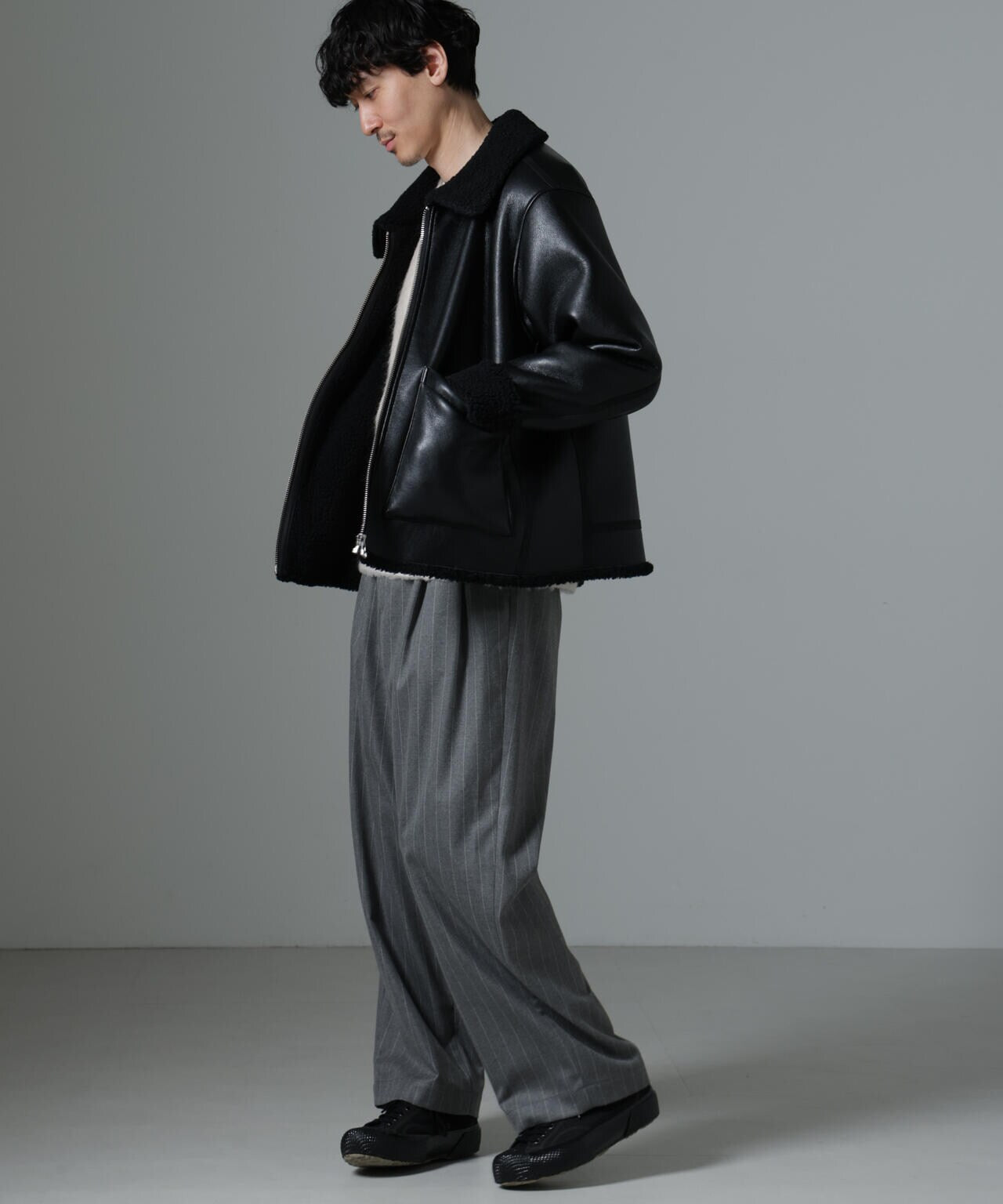 Bｰ3ボアブルゾン | NANO universe（ナノ・ユニバース） ｜【公式