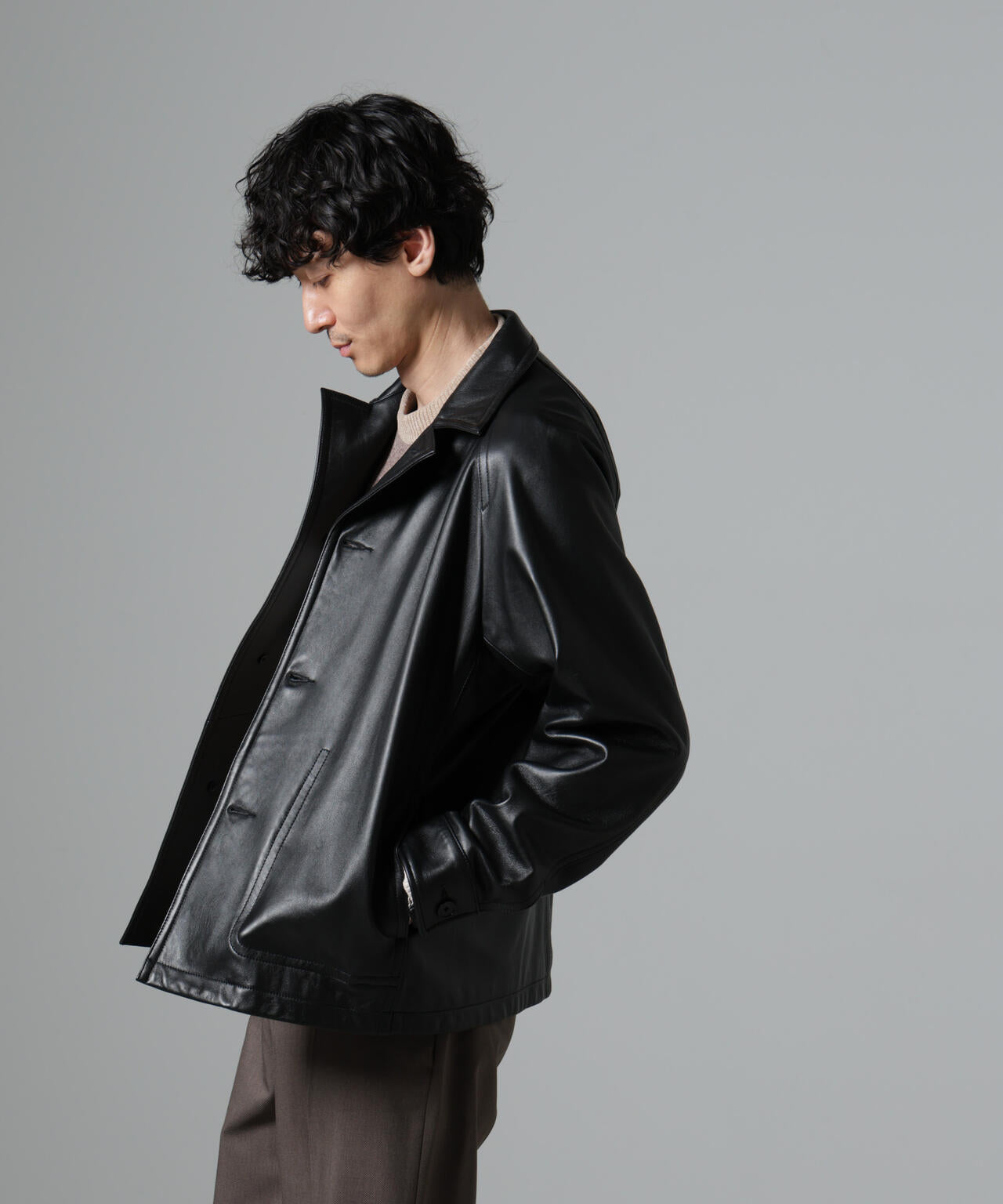 ライトラムナッパオープンカラージャケット | NANO universe（ナノ