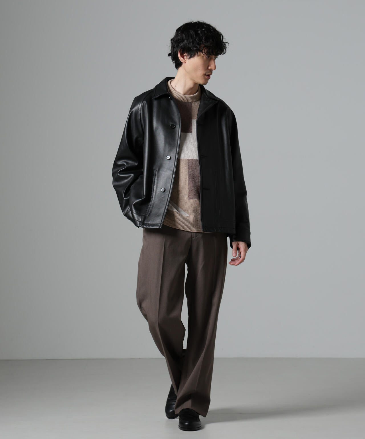 ライトラムナッパオープンカラージャケット | NANO universe（ナノ