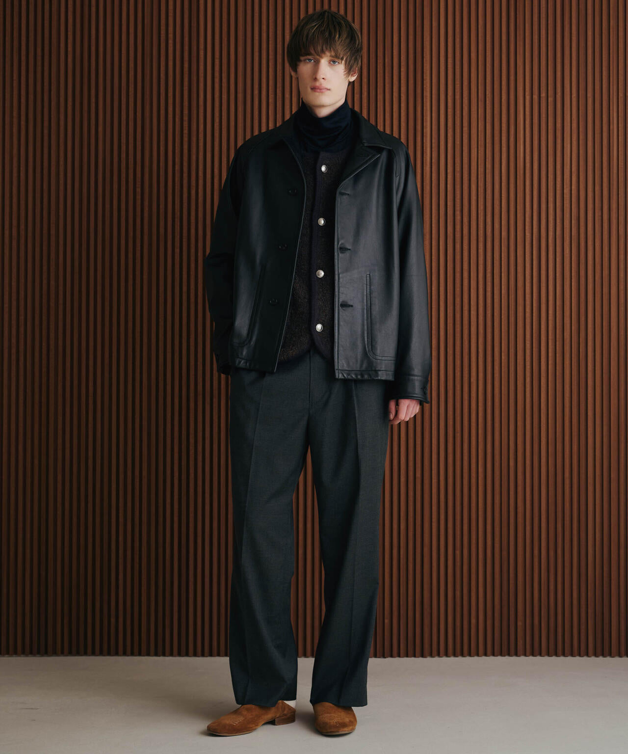 ライトラムナッパオープンカラージャケット | NANO universe（ナノ