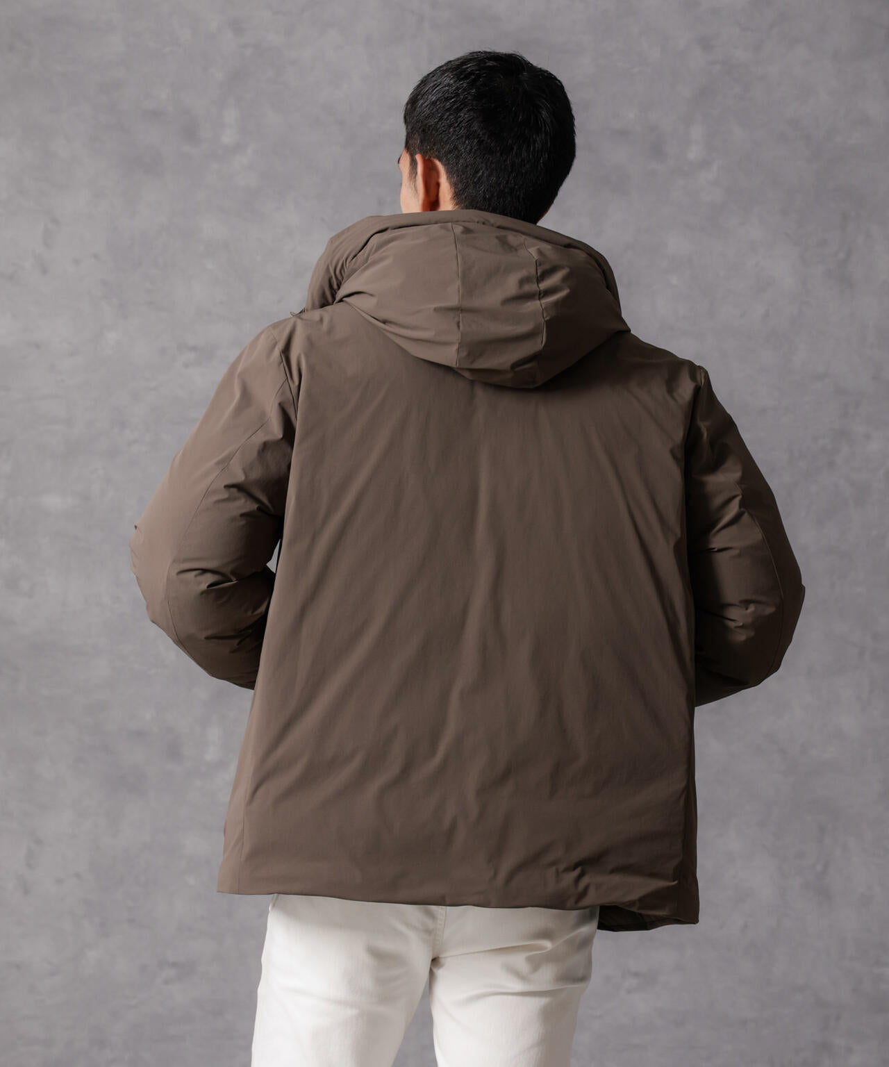 西川ダウン(R)」スポーティーフードダウン | NANO universe（ナノ