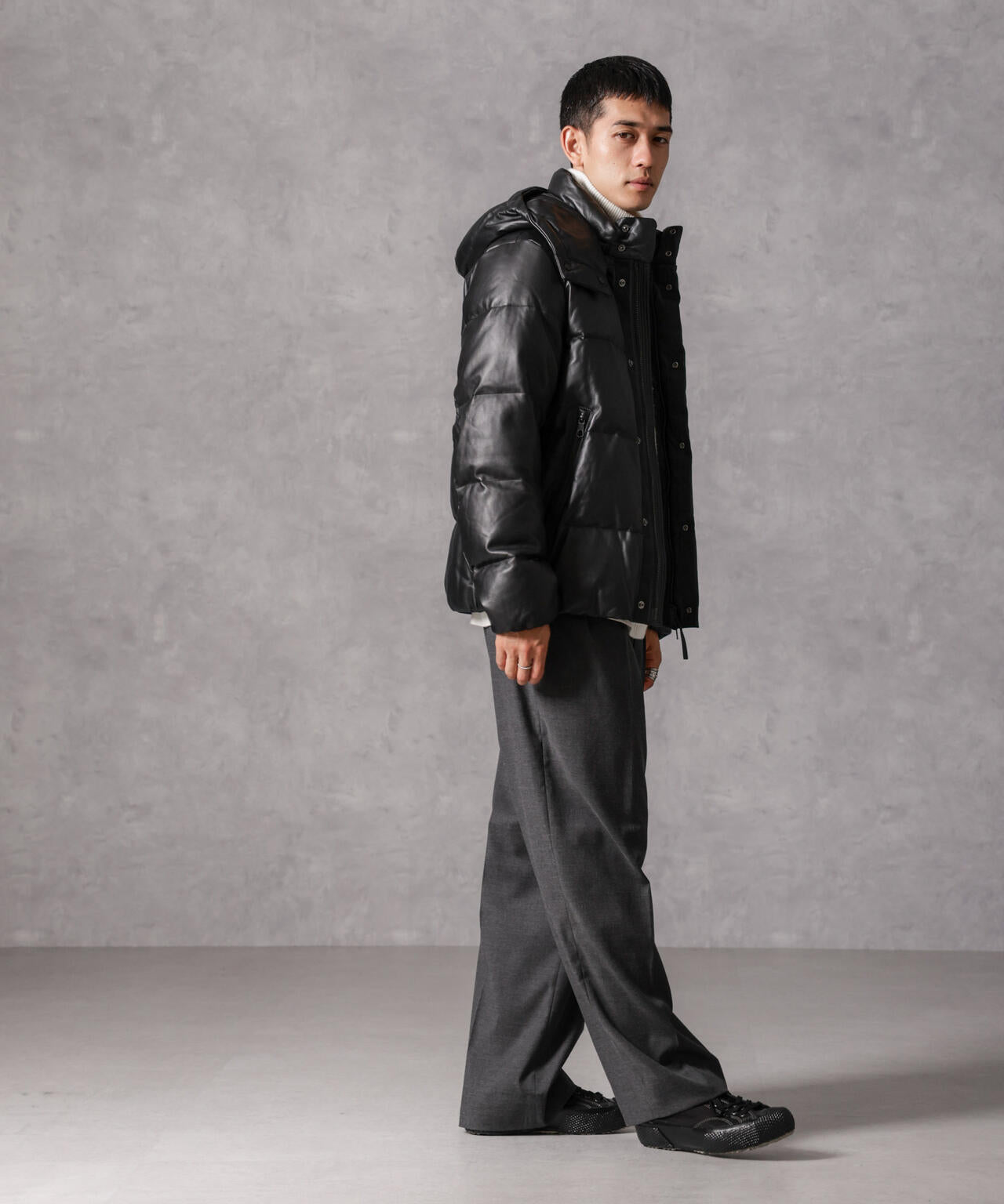 西川ダウン(R)」ラムレザーG2ダウン | NANO universe（ナノ