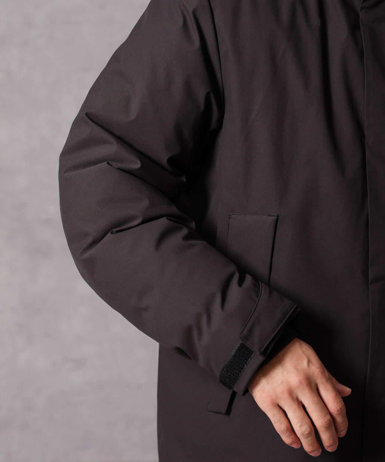 「西川ダウン(R)」ロングフードダウン