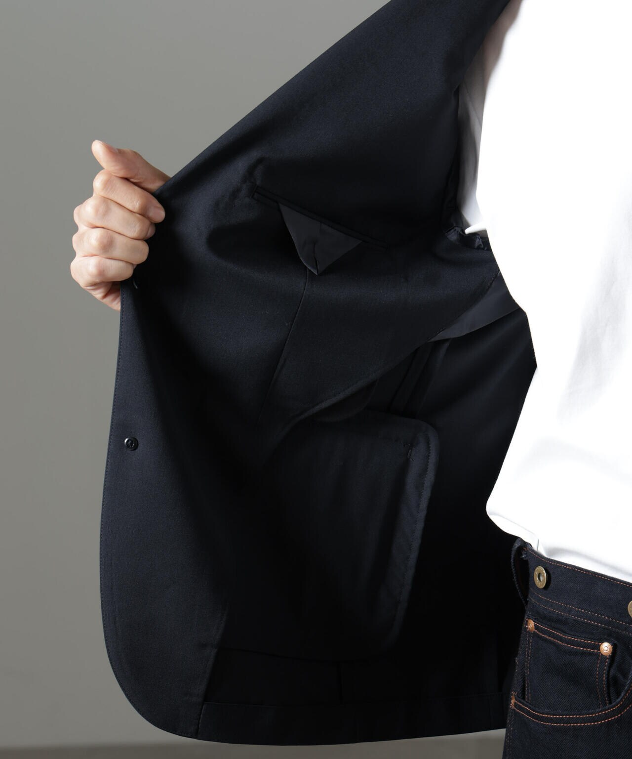 クラシックウールボクシージャケット(セットアップ可) | NANO universe