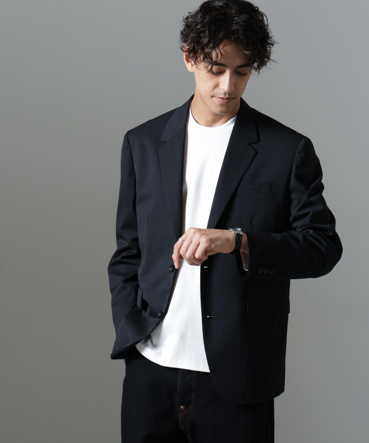 クラシックウールボクシージャケット(セットアップ可) | NANO universe