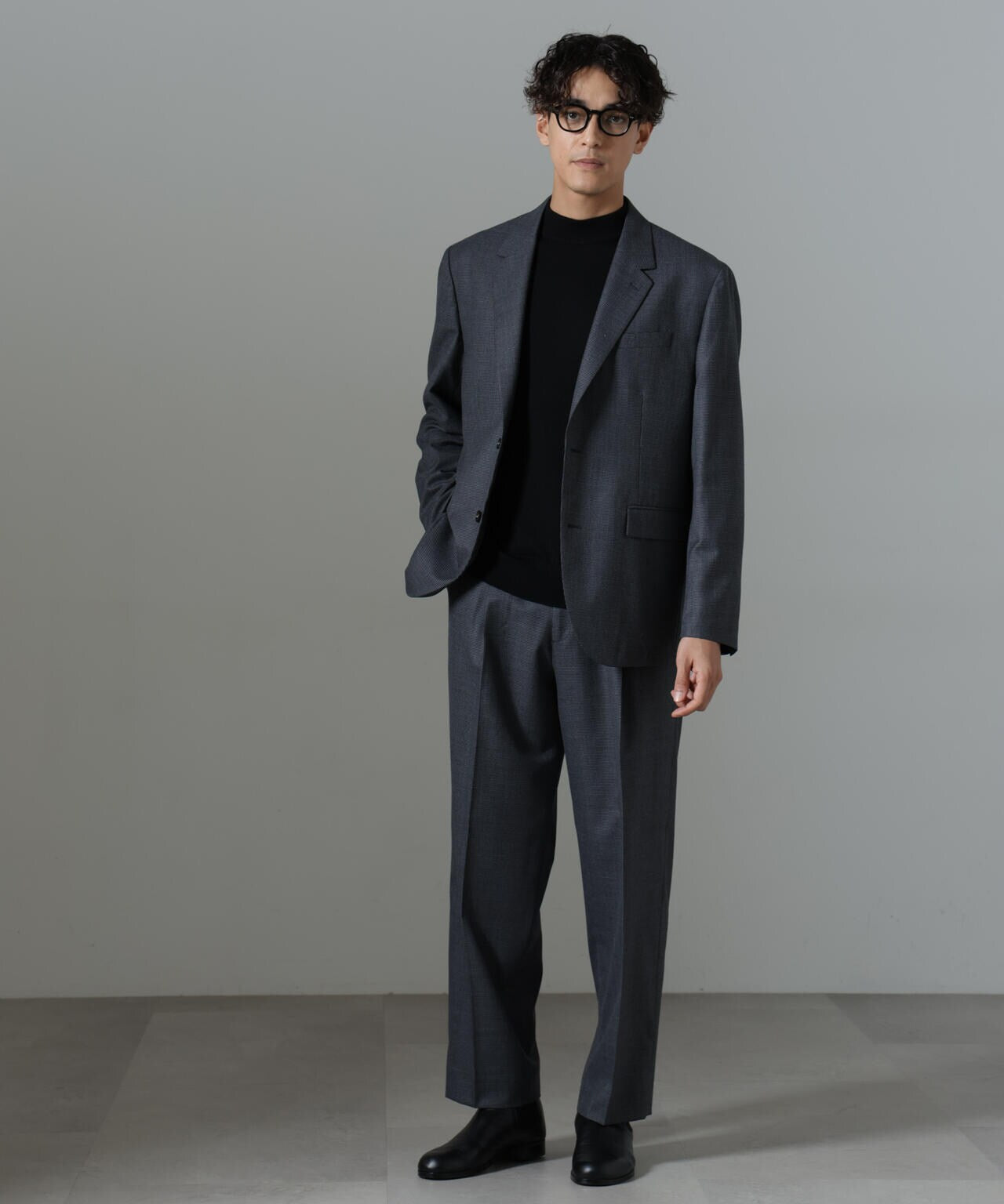 ピクシー　ユニ クラシックウールボクシージャケット(セットアップ可) | NANO universe