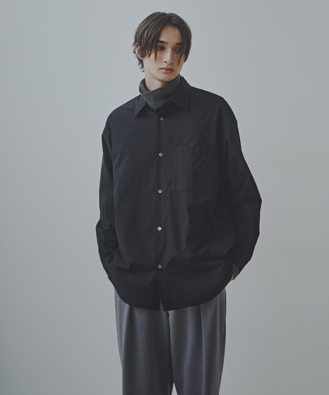 「Commonuse」SOLOTEX リラクシングプレーンシャツ
