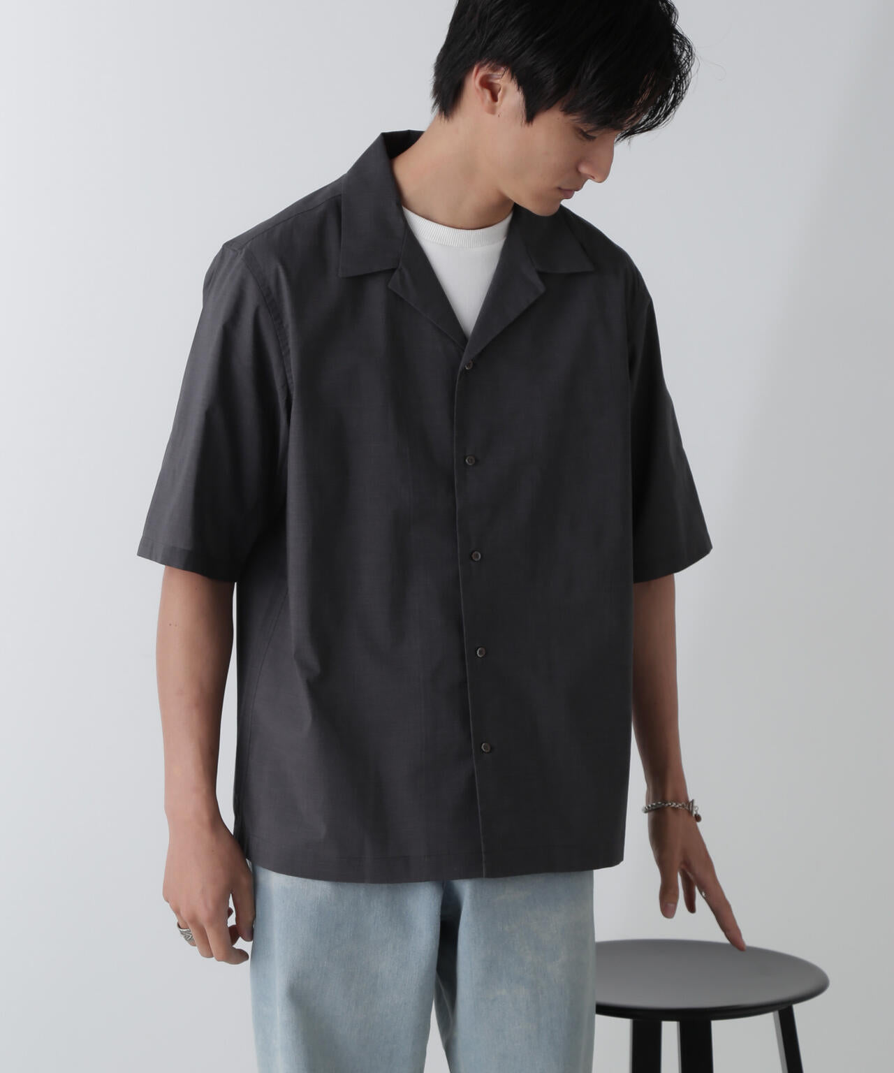 TEXBRID(R)オープンカラーシャツ | NANO universe（ナノ・ユニバース