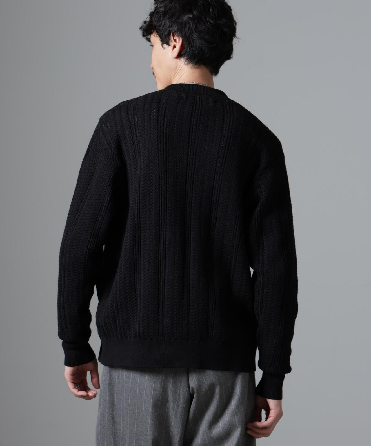 ケーブルニットカーディガン | NANO universe（ナノ・ユニバース