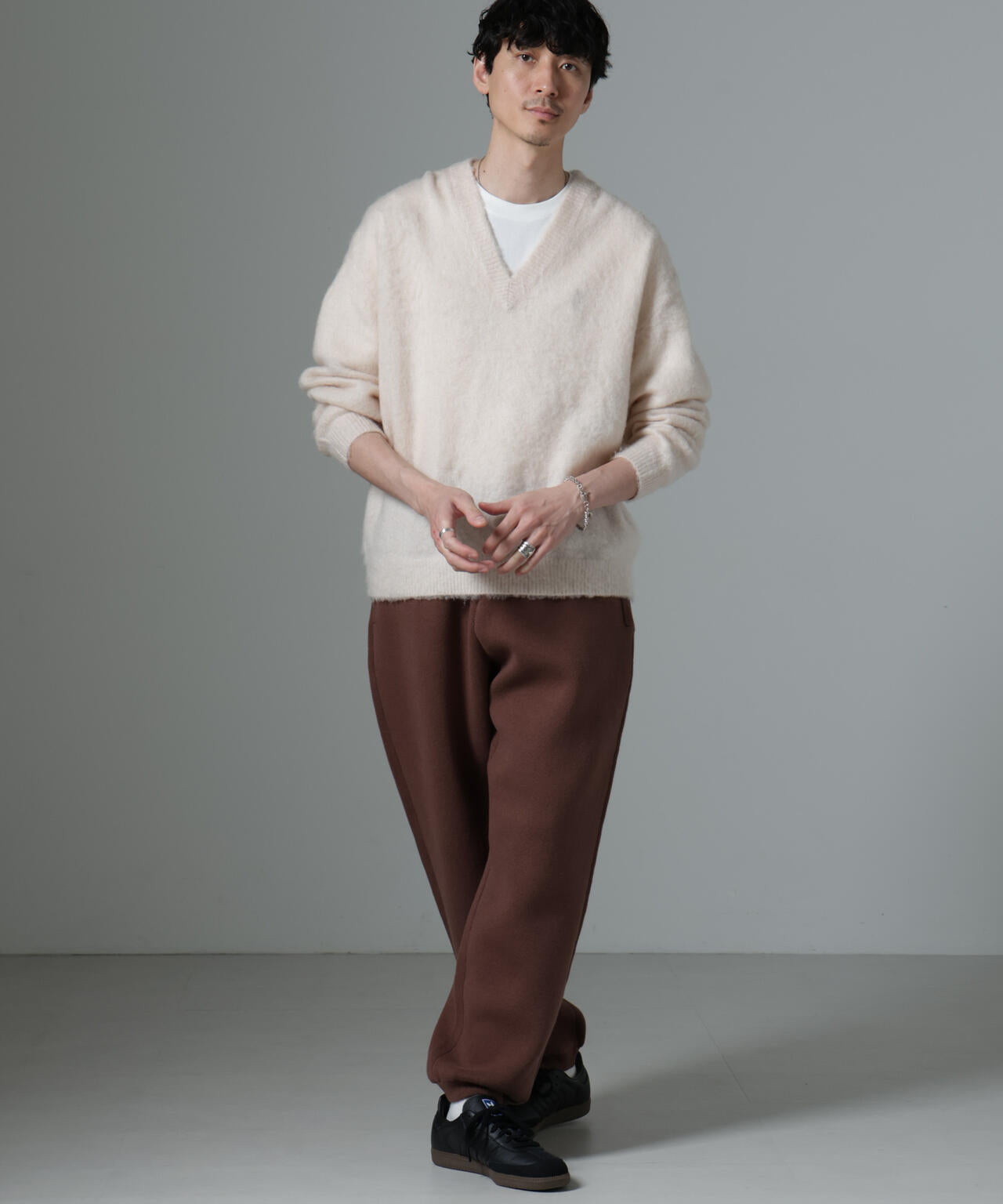 なーこ ダブルニットコジートレーナーパンツ | NANO universe（ナノ