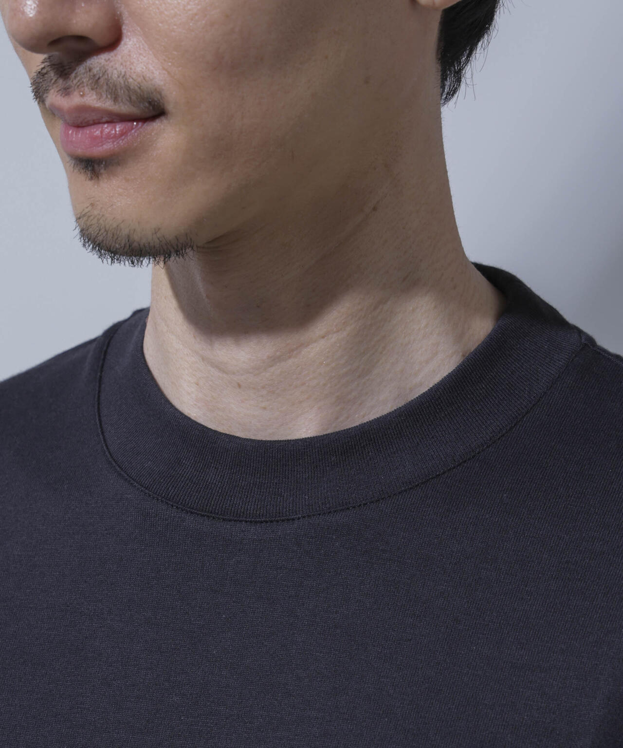 Anti Soaked(R) 汗染み防止 クルーネックワイドTシャツ七分袖