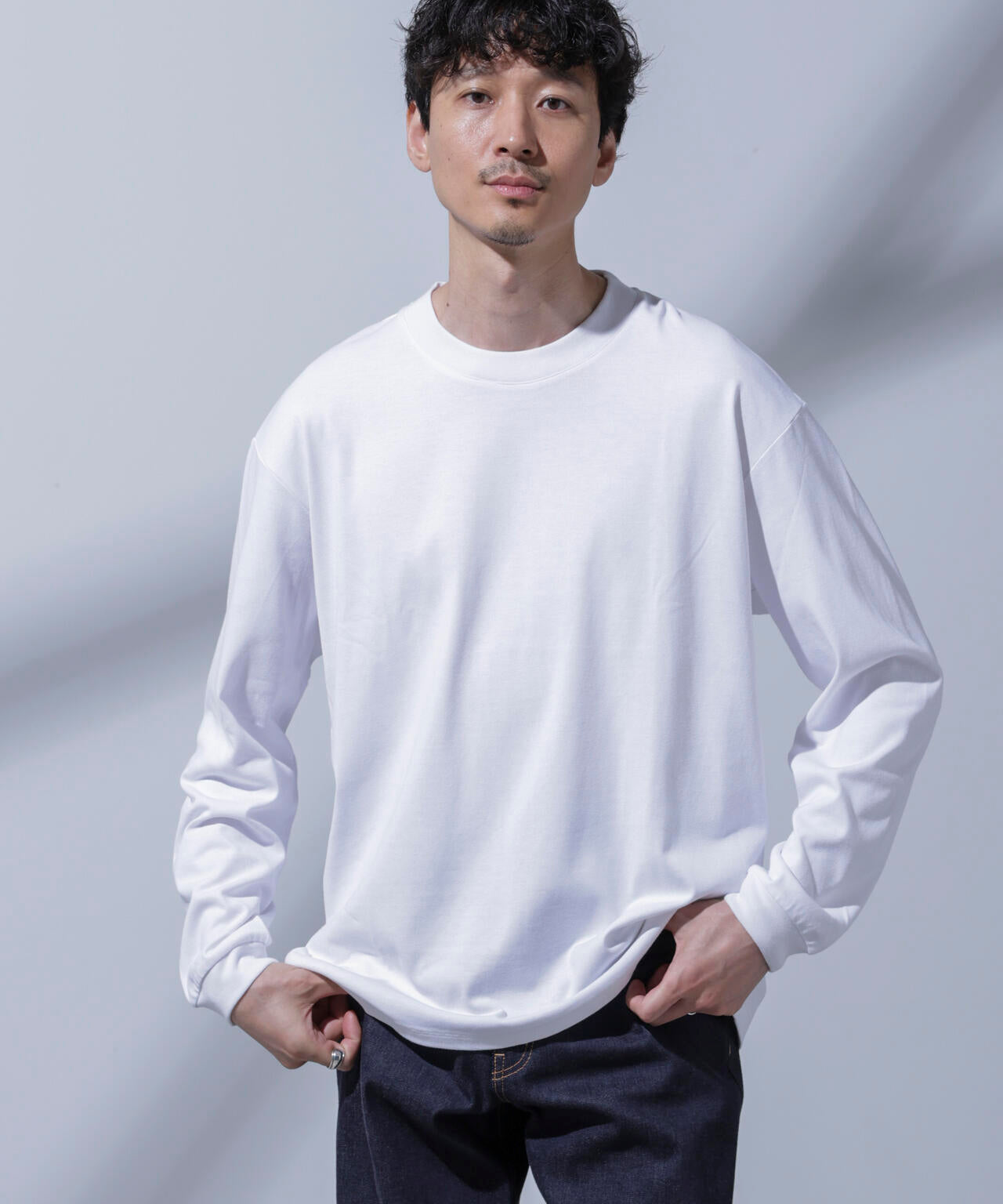 Anti Soaked(R) 汗染み防止 ビッグTシャツ 長袖