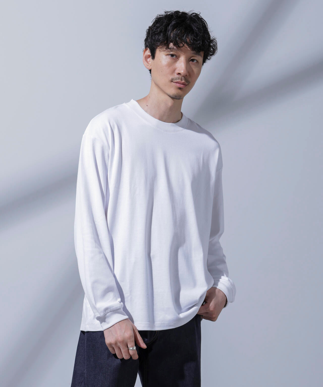 Anti Soaked(R) 汗染み防止 ビッグTシャツ 長袖