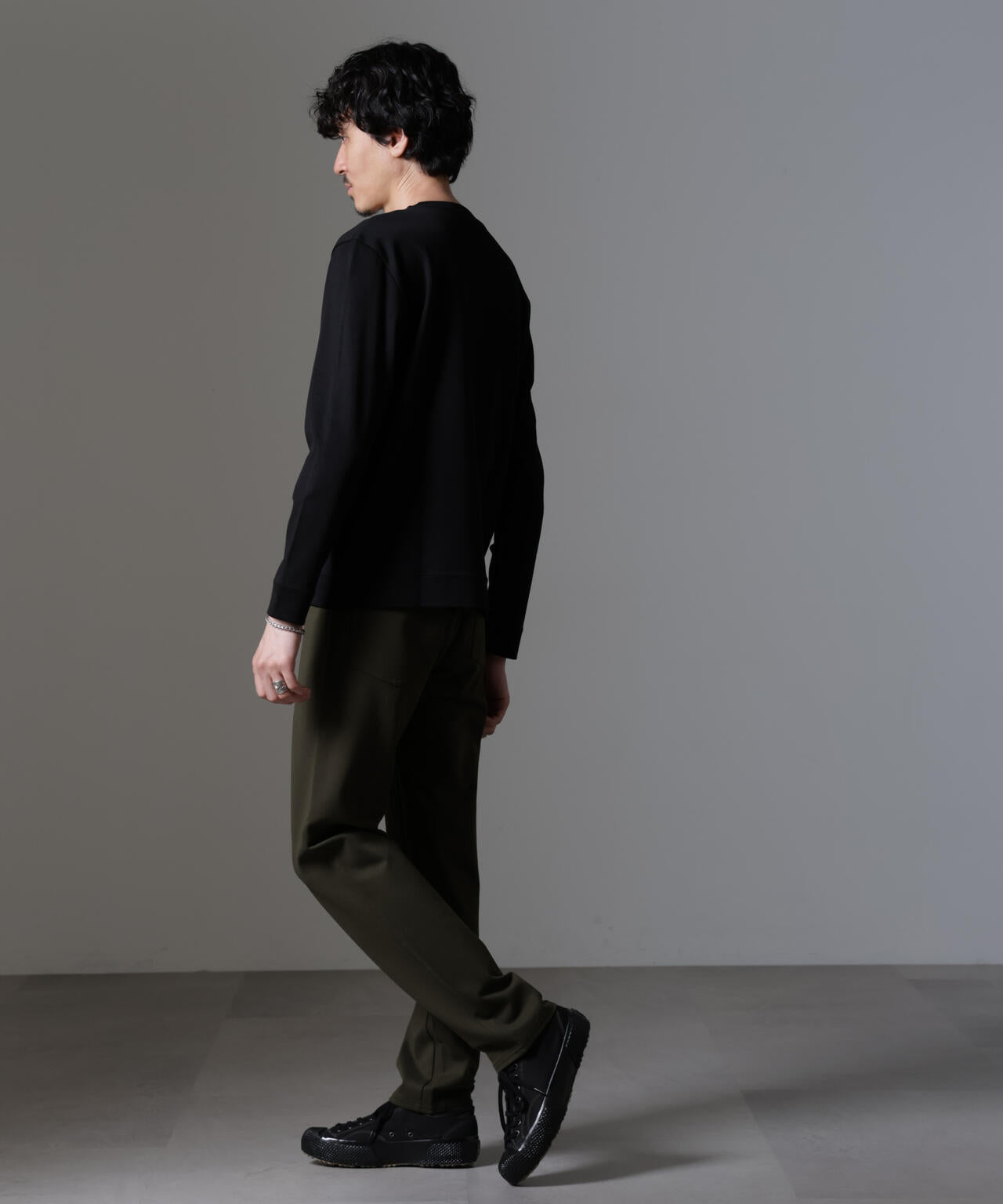 ｢FORMAL JERSEY｣クルーネックカットソー長袖