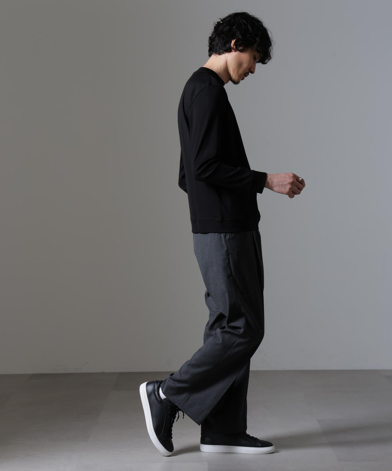FORMAL JERSEY｣モックネックカットソー長袖 | NANO universe（ナノ