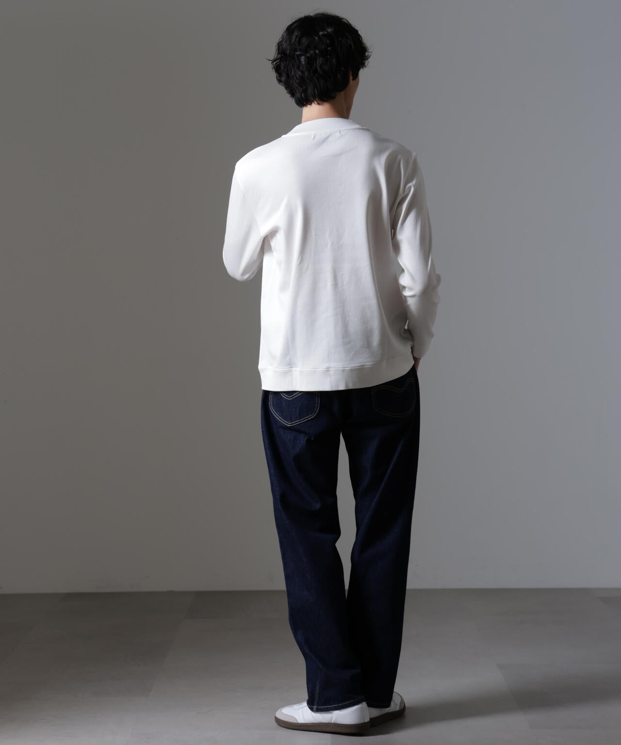 ｍｅ　カットソー FORMAL JERSEY｣モックネックカットソー長袖 | NANO universe（ナノ
