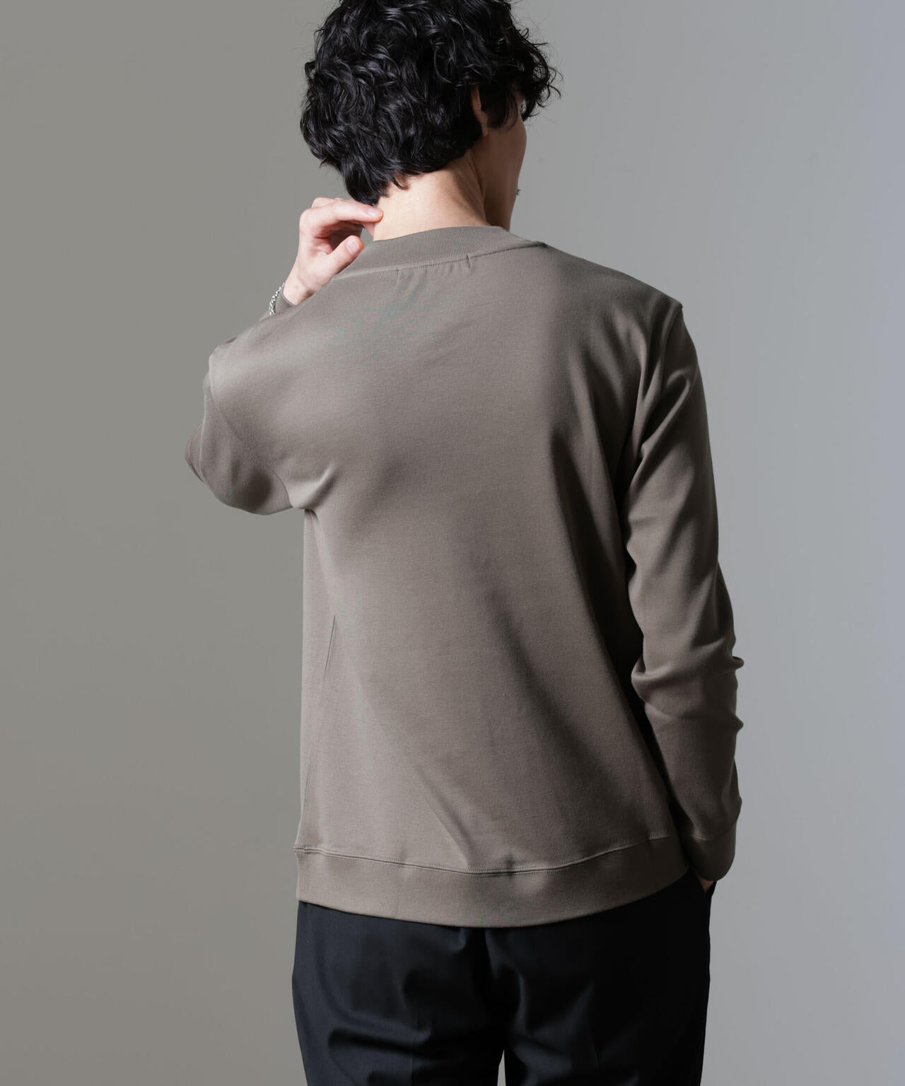 FORMAL JERSEY｣モックネックカットソー長袖 | NANO universe（ナノ