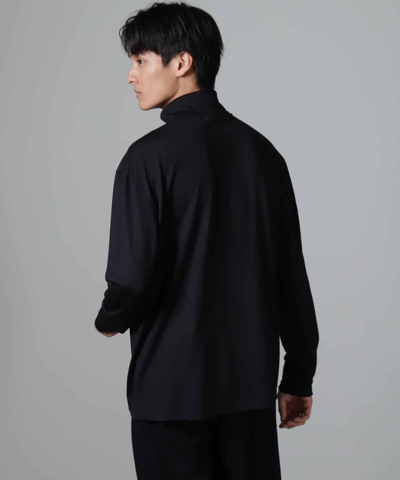 ポロラルフローレン　ウォッシャブルウールタートルネックニット　ブラック　ユニクロ POLO RALPH LAUREN セーター ニット ウォッシャブル ウール