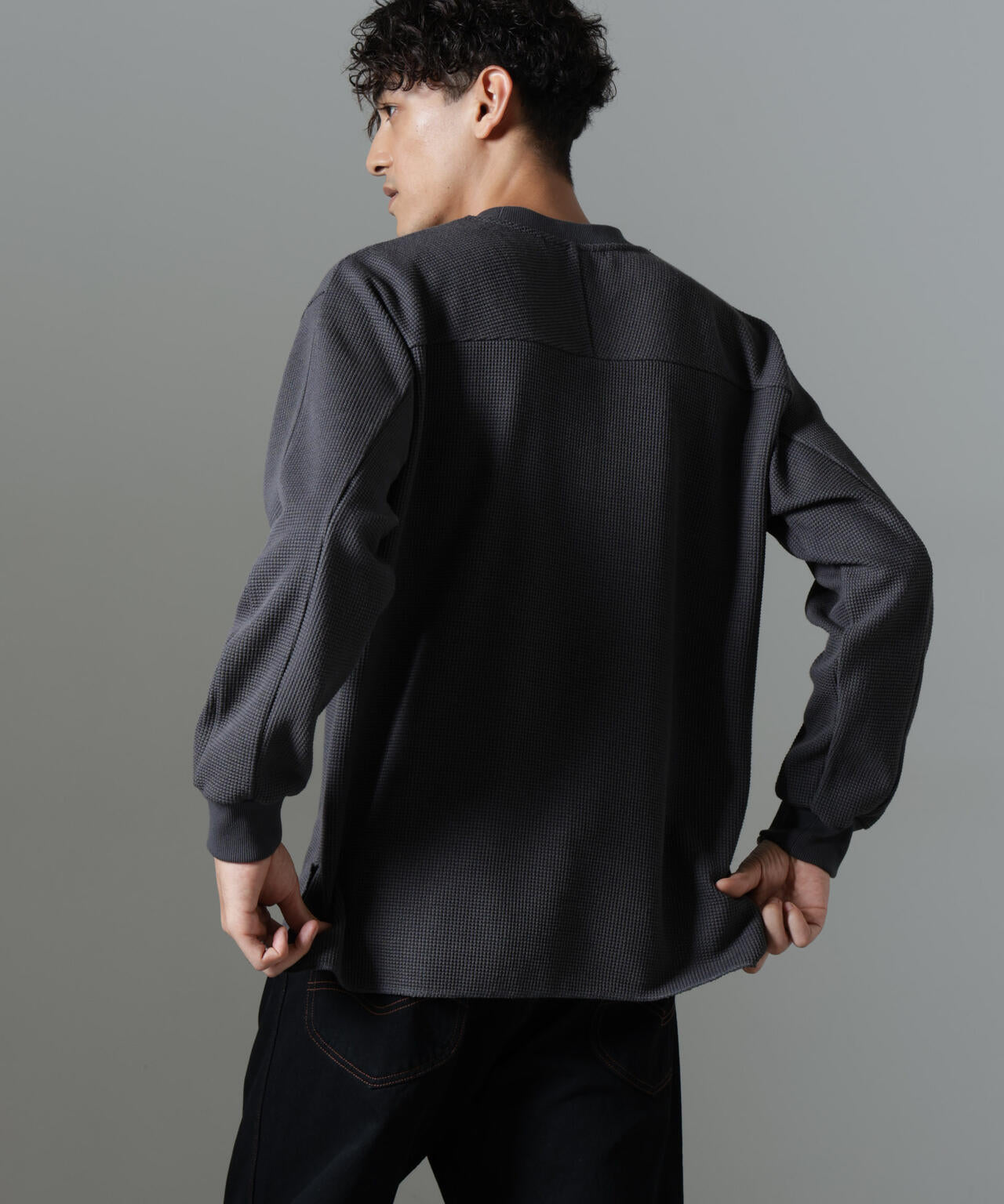 テクノワッフル ロングスリーブTシャツ | NANO universe（ナノ