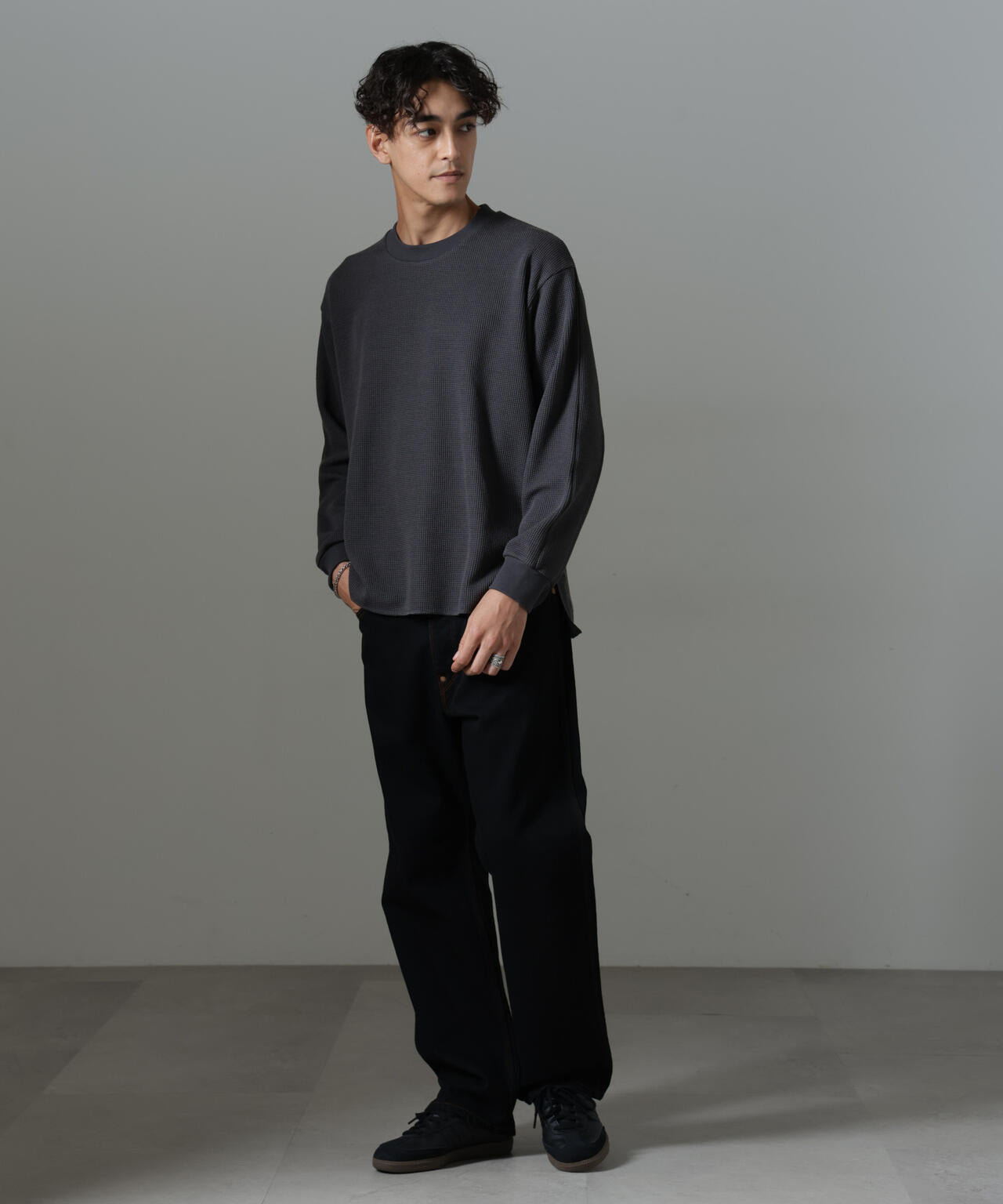 テクノワッフル ロングスリーブTシャツ | NANO universe（ナノ