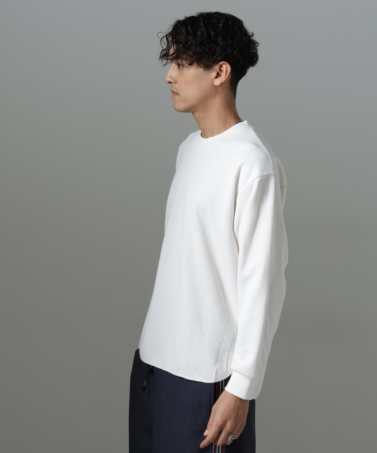 テクノワッフル ロングスリーブTシャツ
