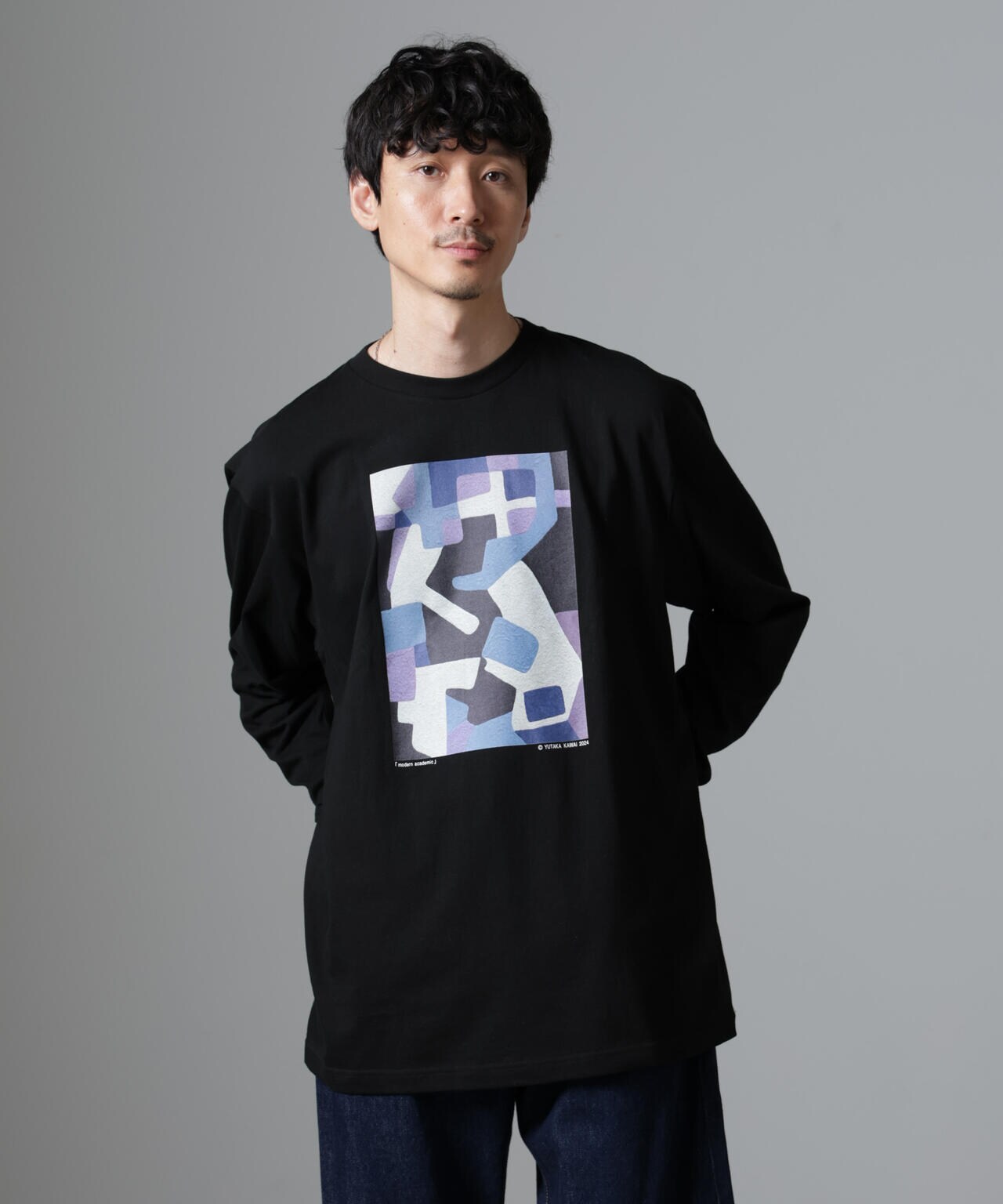 「着るアート」YUTAKA KAWAI ロングスリーブTEE